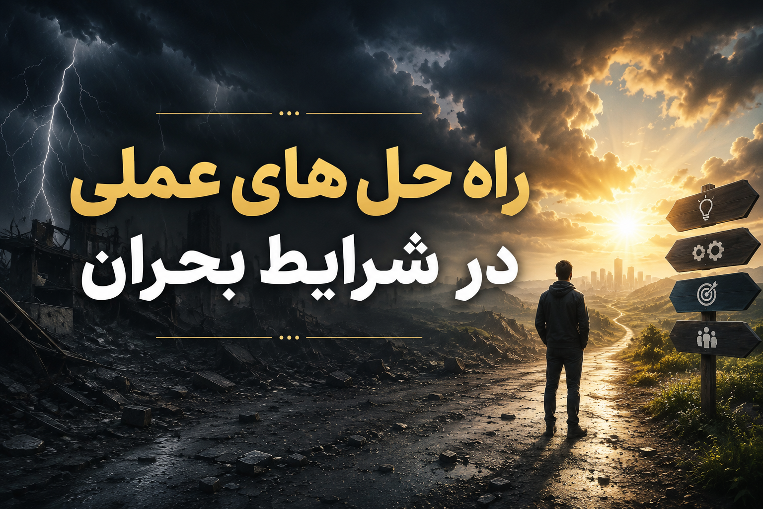راه‌حل‌های عملی در شرایط بحران